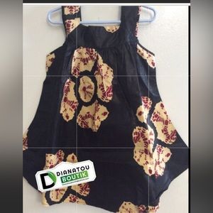 Madji Collection African Fabric Print Tank Dress
